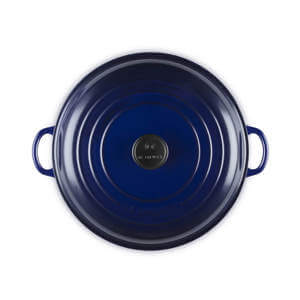 Le Creuset Indigo Cast Iron Shallow Casserole 30cm